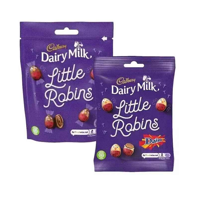 Cadbury Dairy Milk Little Robins Bag 77g (Case of 16) Secondary image