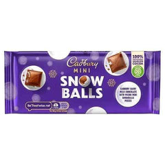 Cadbury Dairy Milk Mini Snowballs Bar 110g (Case of 20) - Honesty Sales