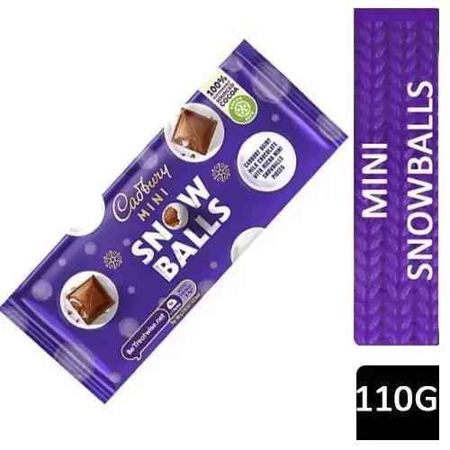 Cadbury Dairy Milk Mini Snowballs Riegel 110 g (Karton mit 20 Stück) Zweitbild