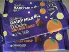Cadbury Dairy Milk Winter Orange Crisp Chocolate Bar 360g (Case of 13) - Honesty Sales