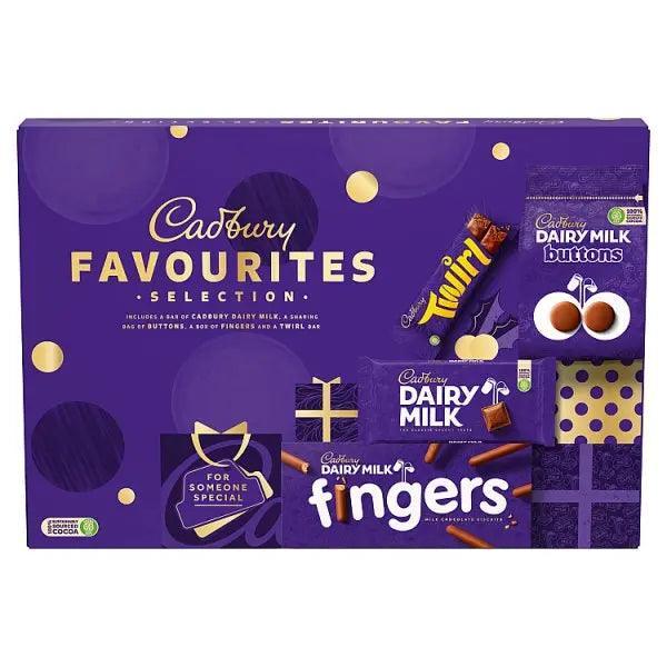 Cadbury Favourites Chocolate Christmas Selection Box 370g (Case of 7) - Honesty Sales
