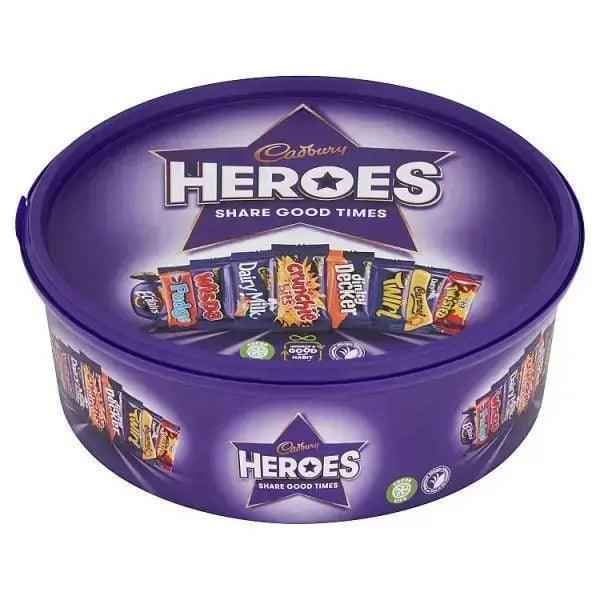Cadbury Heroes Chocolate Tub 600g - Honesty Sales