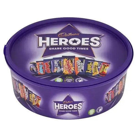 Cadbury Heroes Chocolate Tub 600g - Honesty Sales U.K