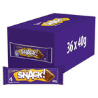 Cadbury Snack Shortcake Chocolate Biscuit 40g (Case of 36) - Honesty Sales