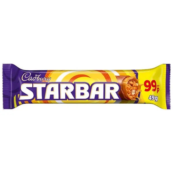 Cadbury Starbar Chocolate Bar 49g (Case of 32) - Honesty Sales