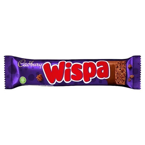 Cadbury Wispa Chocolate Bar 36g (Case of 48) - Honesty Sales