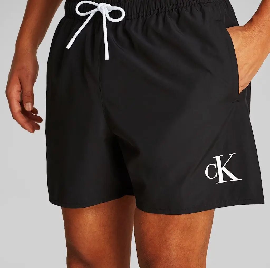 Calvin Klein Monogram Swim Shorts - Honesty Sales