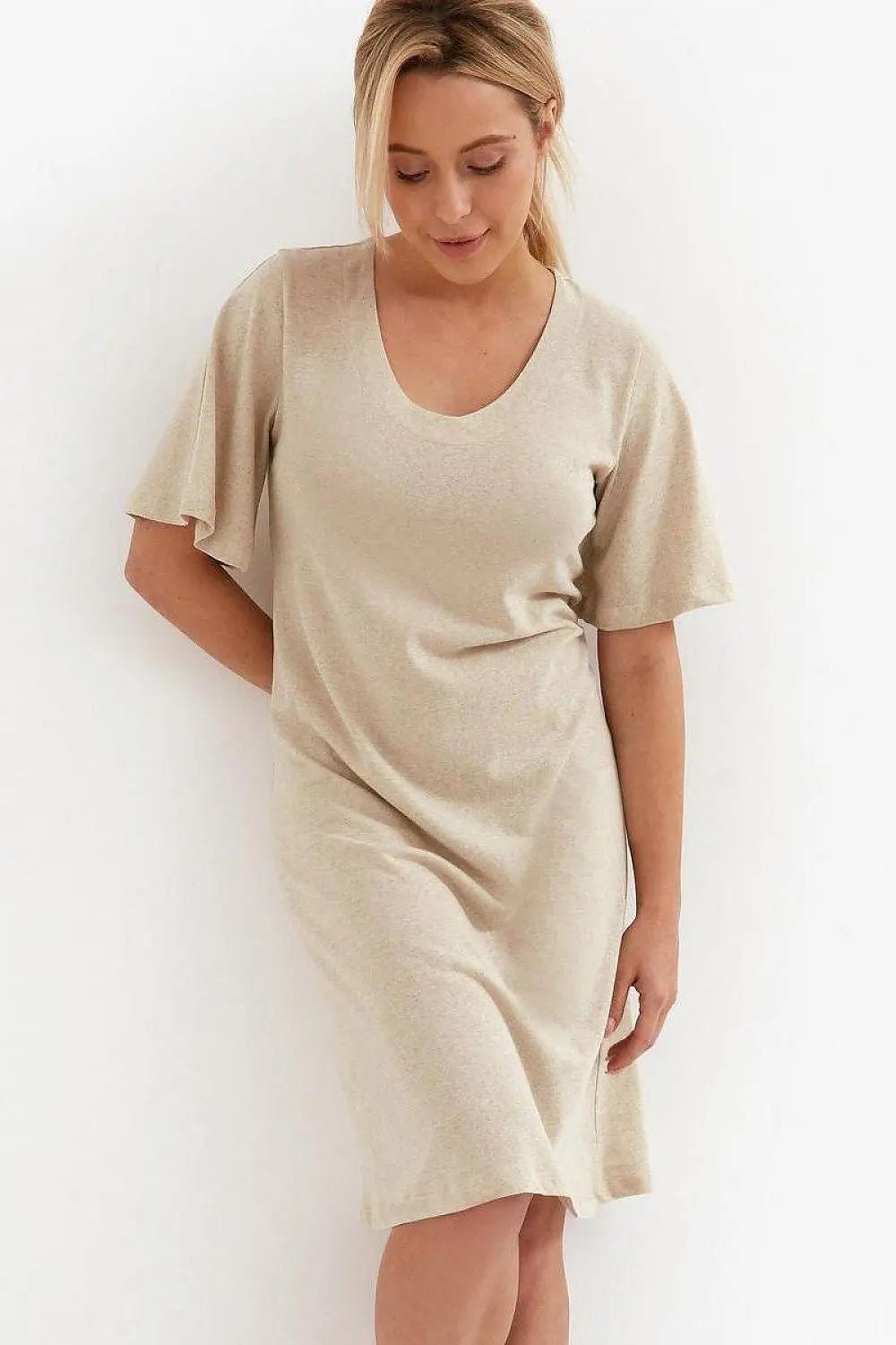 Cana high-quality melange viscose womens shirt - Honesty Sales