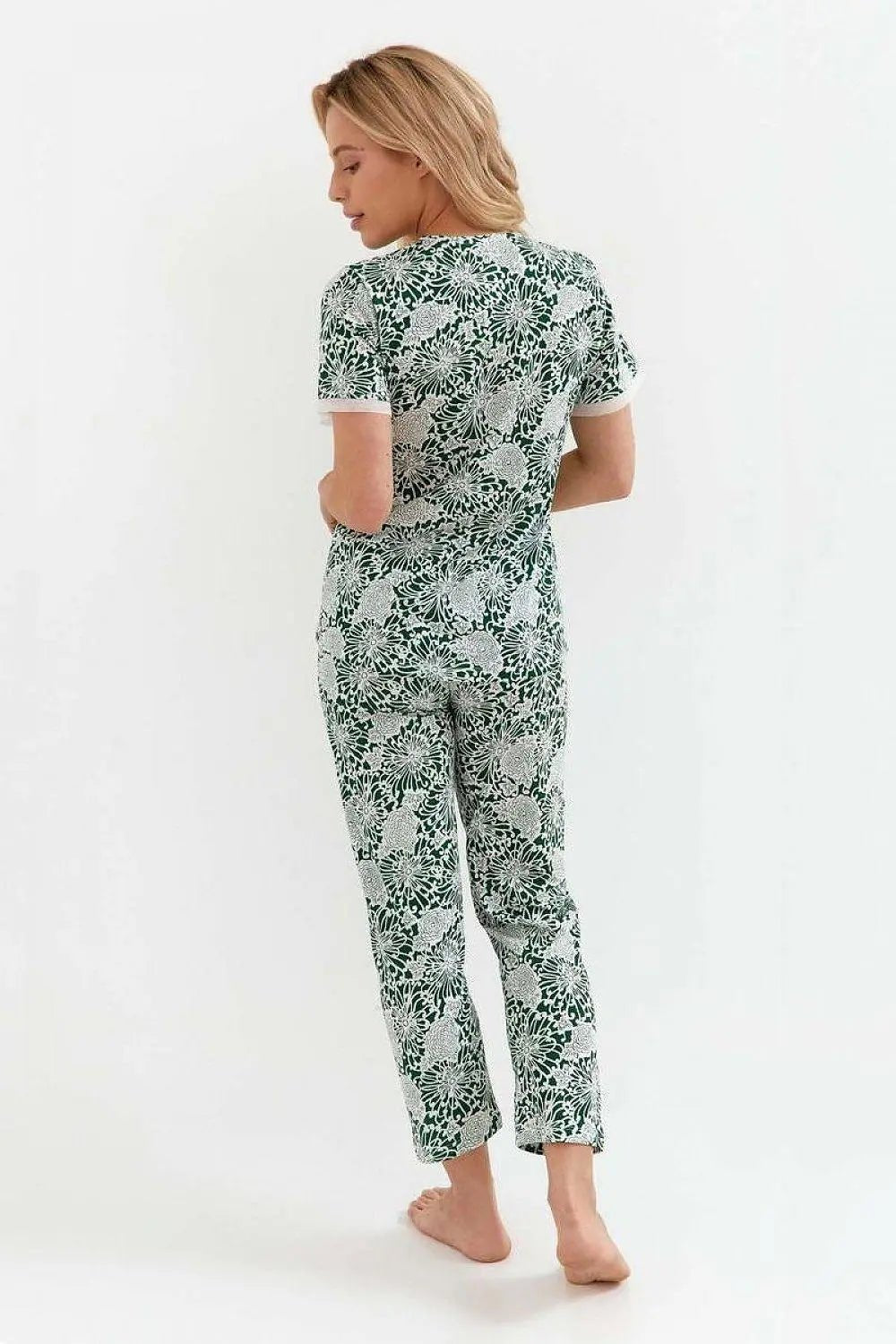 Cana shart and pants flower print womens pajamas - Honesty Sales