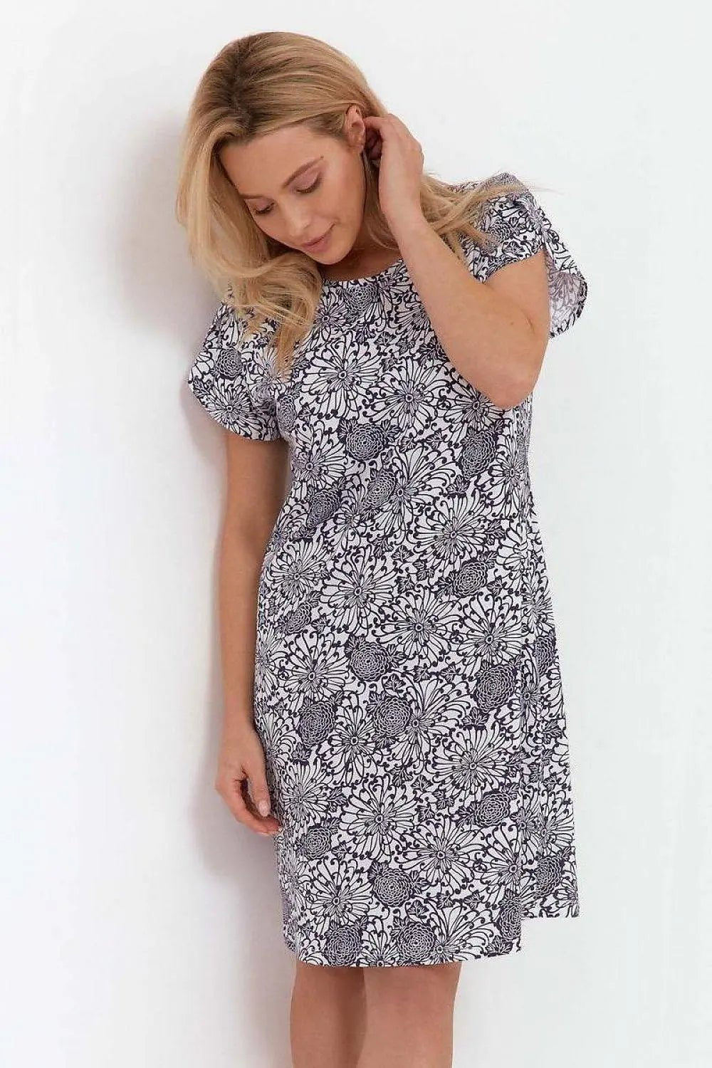 Cana soft and airy fabric womens nightgown - Honesty Sales
