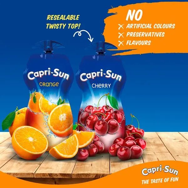 Capri-Sun Orange 15 x 330ml (Case of 15) - Honesty Sales