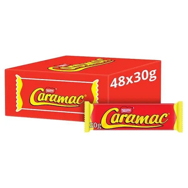 Caramac Caramel Flavour Bar 30g (Case of 48) - Honesty Sales