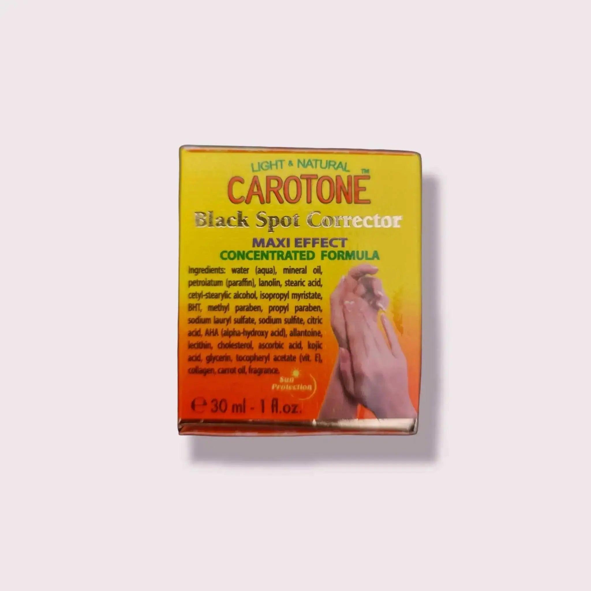 Caratone Light & Natural – Black Spot Corrector Creme 30 ML / 1 FL.OZ - Honesty Sales