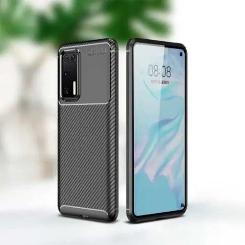 Carbon Fibre TPU Case for Huawei P40 - Honesty Sales