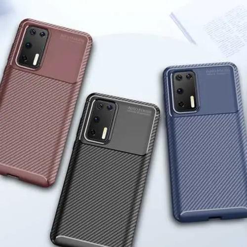 Carbon Fibre TPU Case for Huawei P40 - Honesty Sales