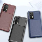 Carbon Fibre TPU Case for Huawei P40 - Honesty Sales