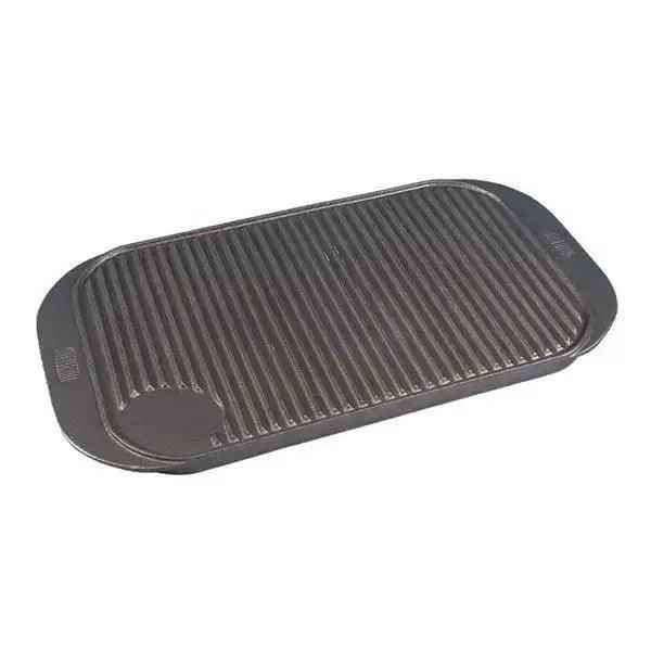 Cast Iron Reversible Griddle Tray 1 - Honesty Sales