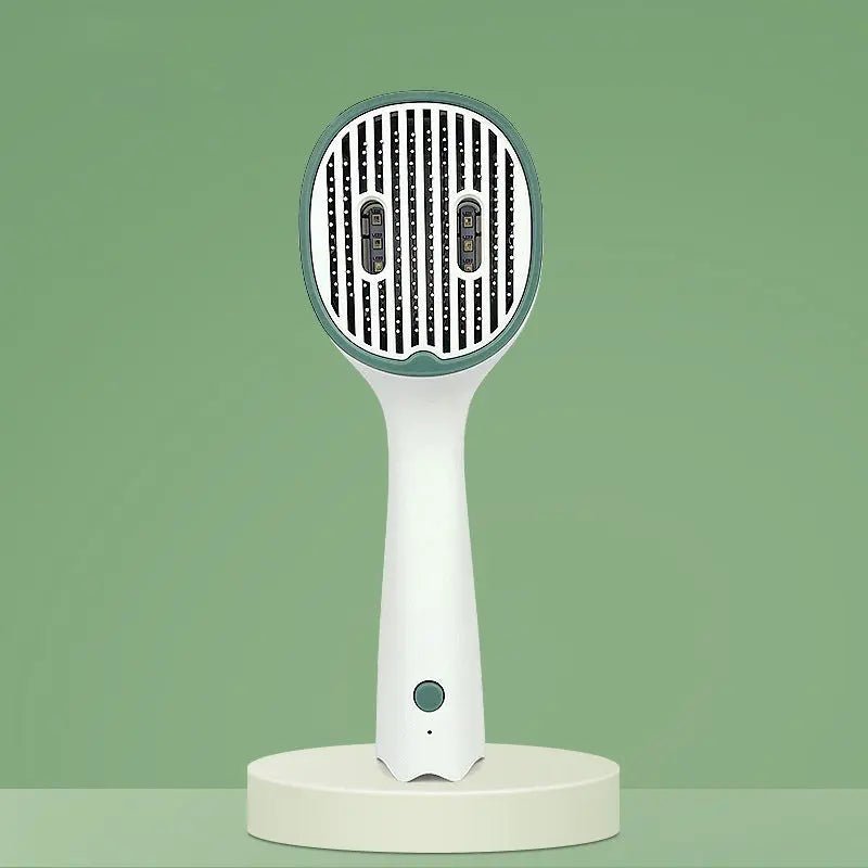 Cat Comb Dog Hair Remover Brush UVC Sterilization Pet Grooming Slicker Needle Comb Removes Tangled Self Cleaning Pet Supplies - Honesty Sales