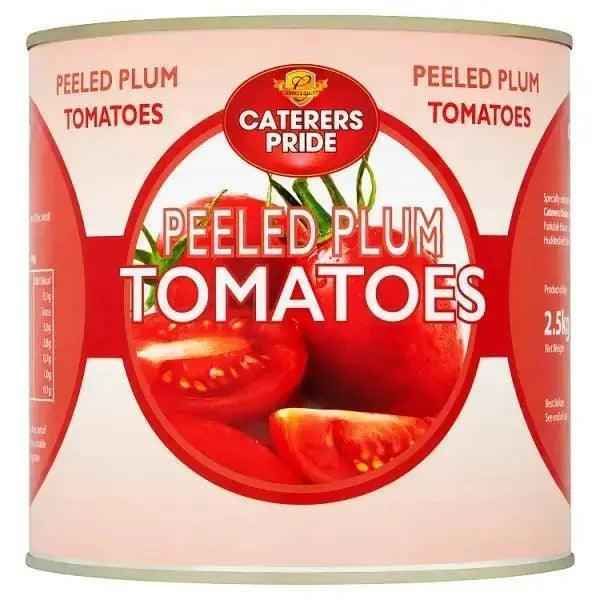 Caterers Pride Peeled Plum Tomatoes 2.5kg - Honesty Sales