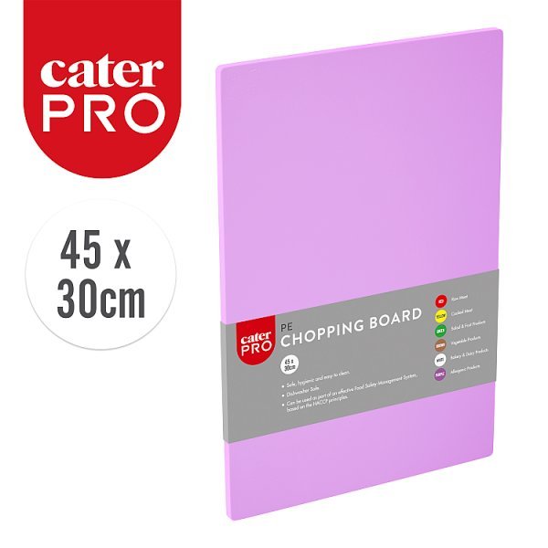 CaterPro PE Chopping Board 45 x 30cm (1 x Sgl) - Honesty Sales