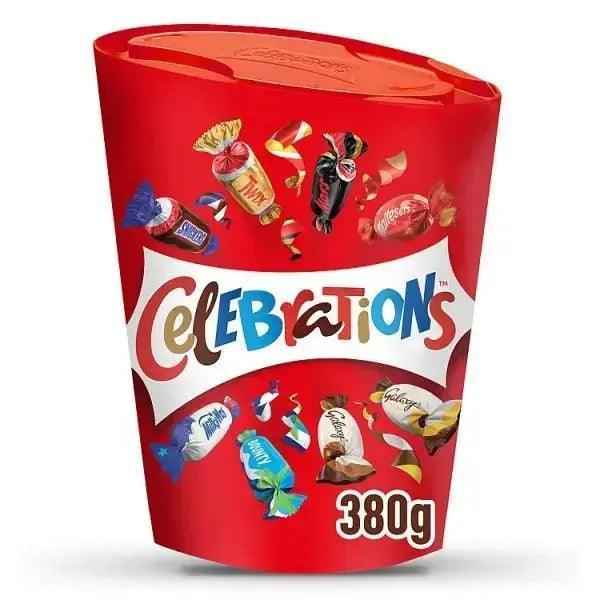 Celebrations Chocolate Gift Box 380g (Case of 6) - Honesty Sales