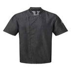 Chef Jacket Short Sleeve Denim Black and Indigo - Honesty Sales