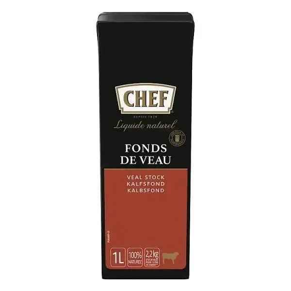 Chef Premium Natural Veal Stock Pack 1 Litre - Honesty Sales
