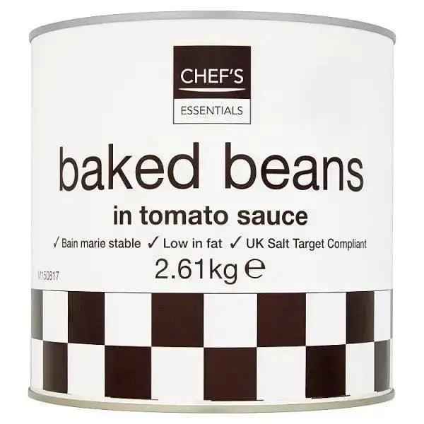 Chef's Essentials Baked Beans in Tomato Sauce 2.61kg - Honesty Sales Hauptbild