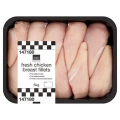 Chef's Essentials Fresh Chicken Breast Fillets 5kg - Honesty Sales U.K