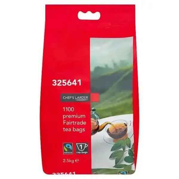Chef's Larder 1100 Premium Fairtrade Tea Bags 2.5kg - Honesty Sales