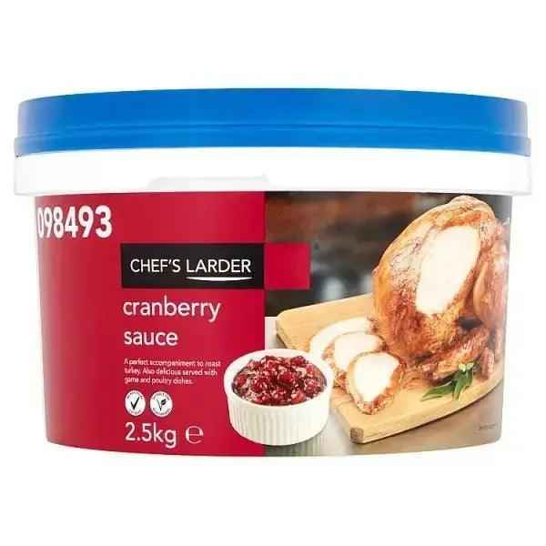 Chef's Larder Cranberry Sauce 2.5kg - Honesty Sales Main image