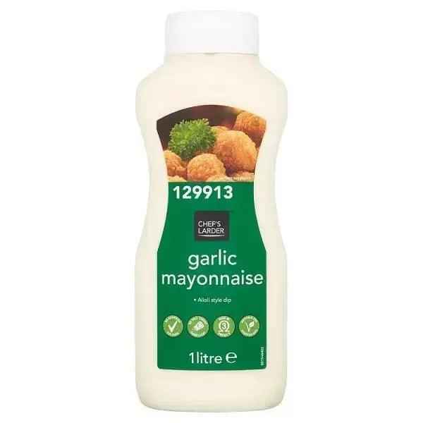Chef's Larder Garlic Mayonnaise 1 Litre - Honesty Sales Main image