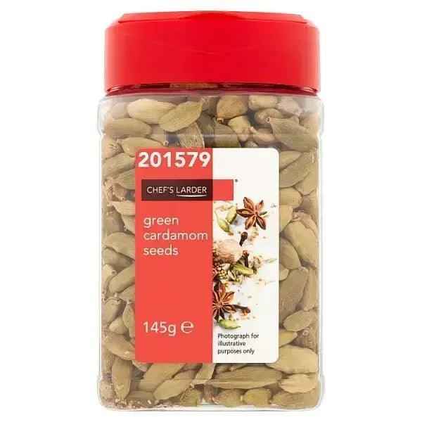 Chef's Larder Green Cardamom Seeds 145g - Honesty Sales