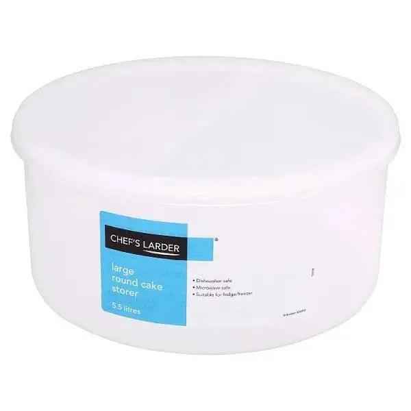 Chef's Larder Large Round Cake Storer 5.5 Litres - Honesty Sales