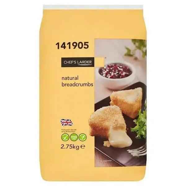 Chef's Larder Natural Breadcrumbs 2.75kg - Honesty Sales Main image