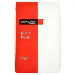Chef's Larder Plain Flour 3kg - Honesty Sales