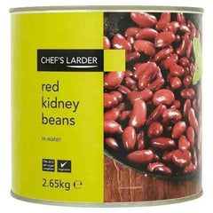 Chef's Larder Red Kidney Beans in Water 2.65kg (Drained Weight 1.50kg) - Honesty Sales