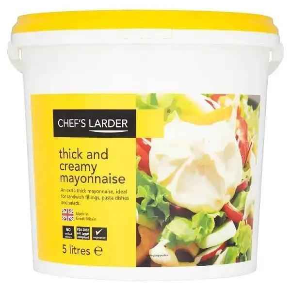 Chef's Larder Thick and Creamy Mayonnaise 5 Litres - Honesty Sales