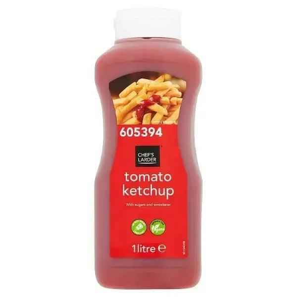 Chef's Larder Tomato Ketchup 1 Litre - Honesty Sales Main image