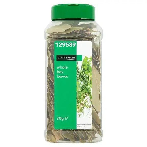 Chef's Larder Whole Bay Leaves 30g Nutrition per - Honesty Sales U.K