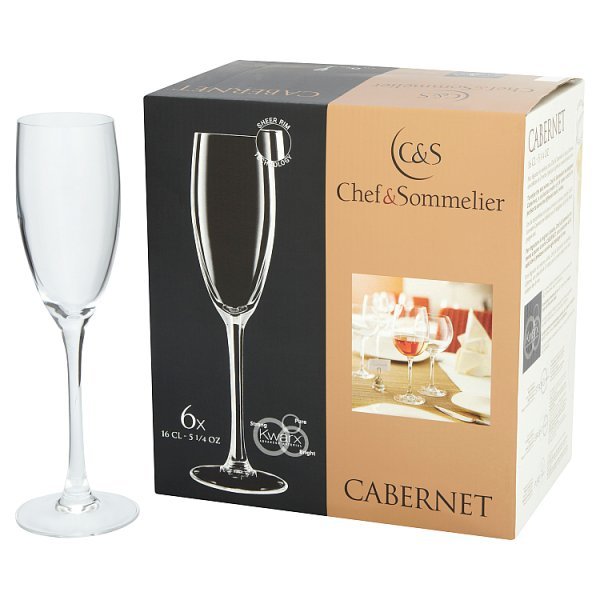 Chef & Sommelier Cabernet Flute 16cl (4 x 6pk) - Honesty Sales
