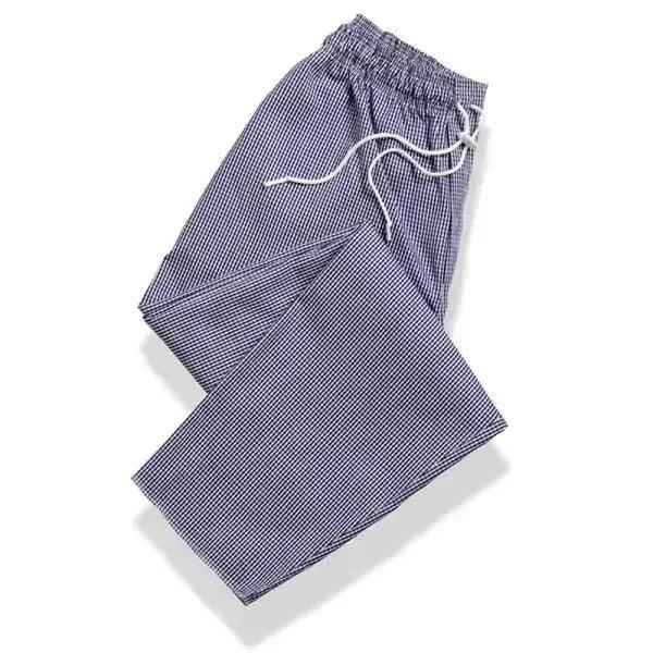 Chef Trousers Gingham Blue-White and Black-White - Honesty Sales