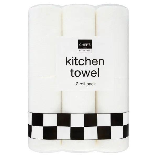 Chef's Essentials Kitchen Towel 12 Roll (Case of 3) - Honesty Sales