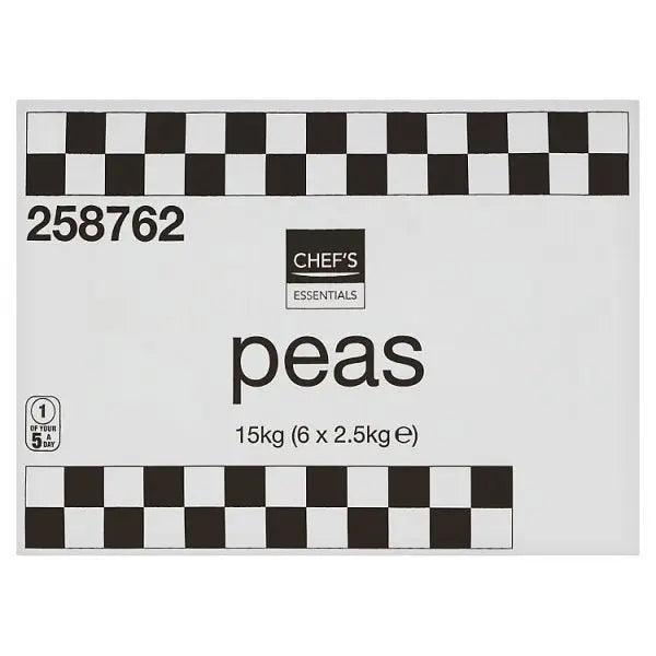 Chefs Essentials Peas 15kg (6 x 2.5kg) - Honesty Sales Image principale du produit
