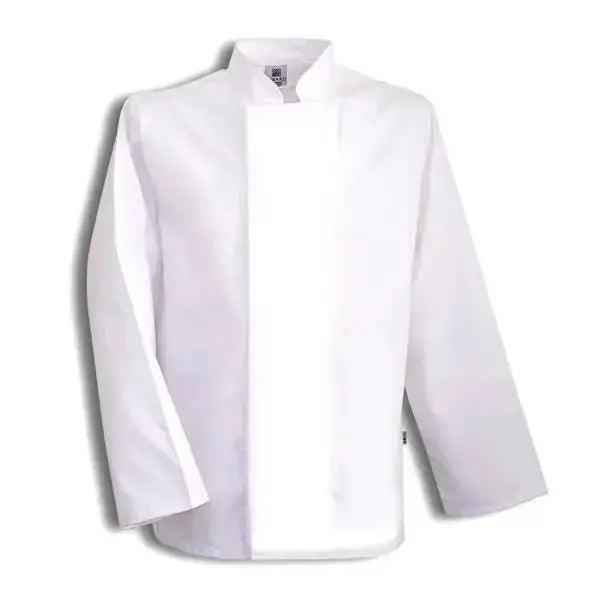 Chefs Jacket Long Sleeve Black, White 52'' - Honesty Sales