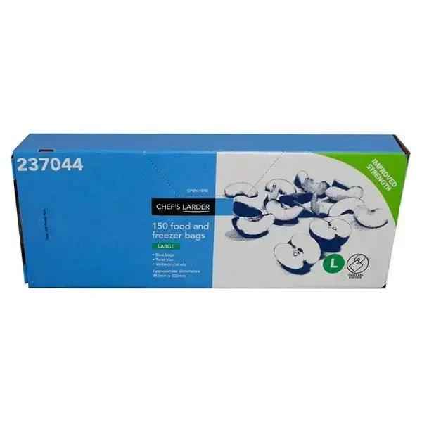 Chefs Larder 150 Food and Freezer Bags Large - Honesty Sales