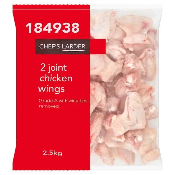 Chef's Larder 2 Joint Chicken Wings 2.5kg - Honesty Sales