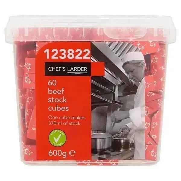 Chef's Larder 60 Beef Stock Cubes 600g - Honesty Sales