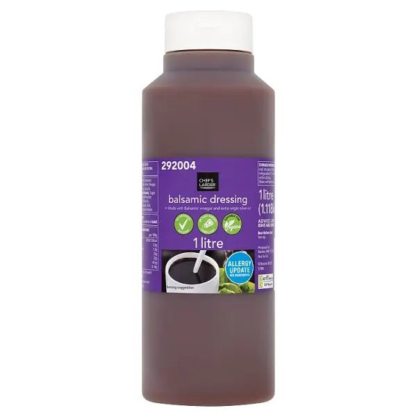 Chef's Larder Balsamic Dressing 1 litre - Honesty Sales