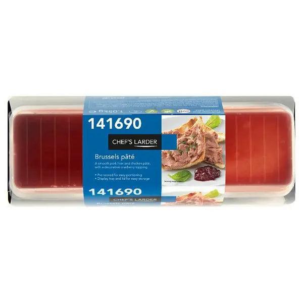 Chefs Larder Brussels Pate 1.05kg - Honesty Sales
